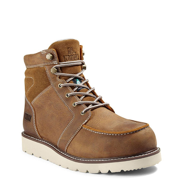 Botte de sécurité McKinney Kodiak semelle compensée de 6po pour hommes, à cap de composite KD0A834QFWE - brun