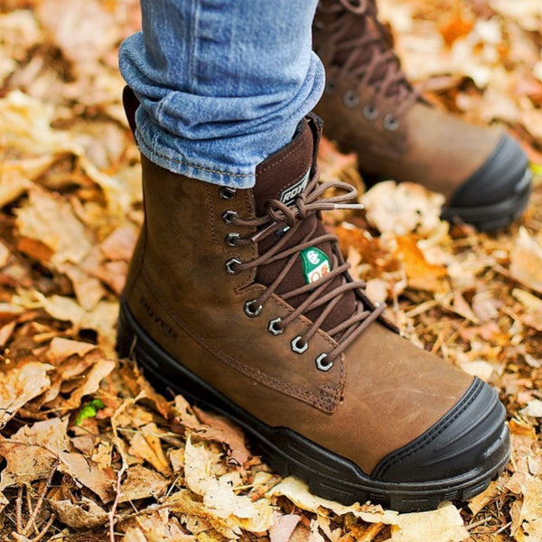 Botte de travail Royer Ventura de 8 po pour hommes à embout composite avec poignée Vibram Arctic Grip 6020VTAG