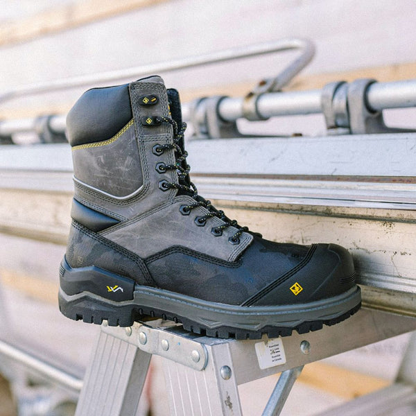 Botte de travail imperméable CSA Gantry Terra de 8po pour hommes, à cap de composite TR0A4NRQGYX - Gris