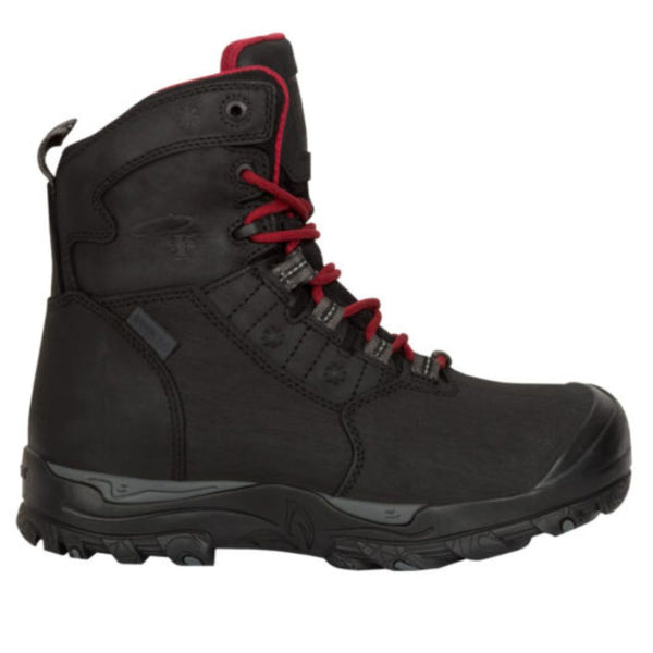 Botte de travail imperméable isolée à bout composite P&F 624 de 8 po pour femmes