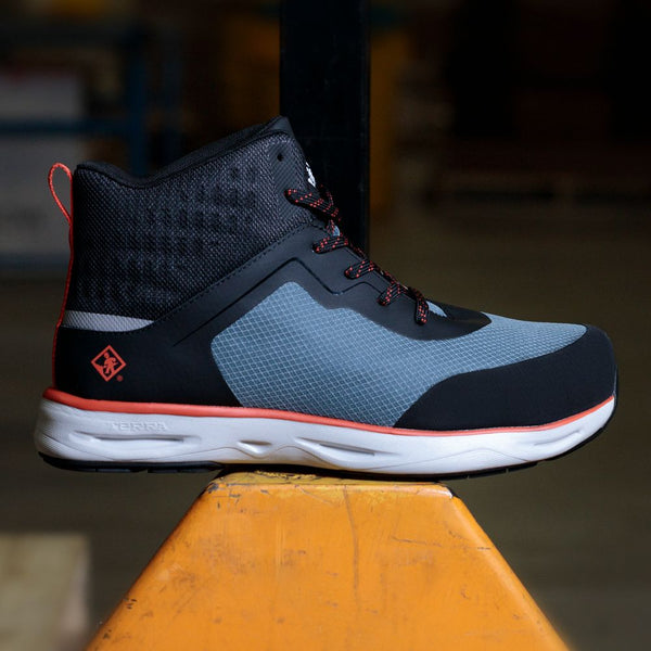 Chaussure de sécurité athlétique Terra Lites MID TR0A4NRTFR0 unisexe à embout composite - Bleu/rouge