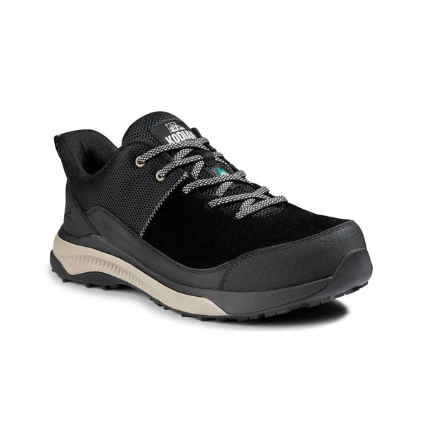 Chaussure de sécurité et de athletique Kodiak Quicktrail en cuir à bout composite pour hommes 835DBK - Noir