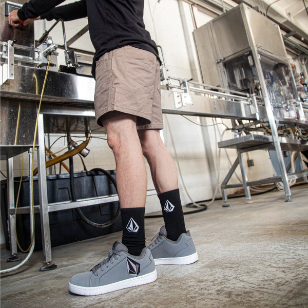 Chaussure de skate CSA de sécurité à embout composite Stone Volcom pour hommes VC30468 - Gris