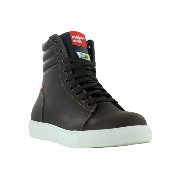 Chaussure de travail montante Mellow Walk Jessica SD+ de 6 po pour femmes à bout en acier 486074 - Brun