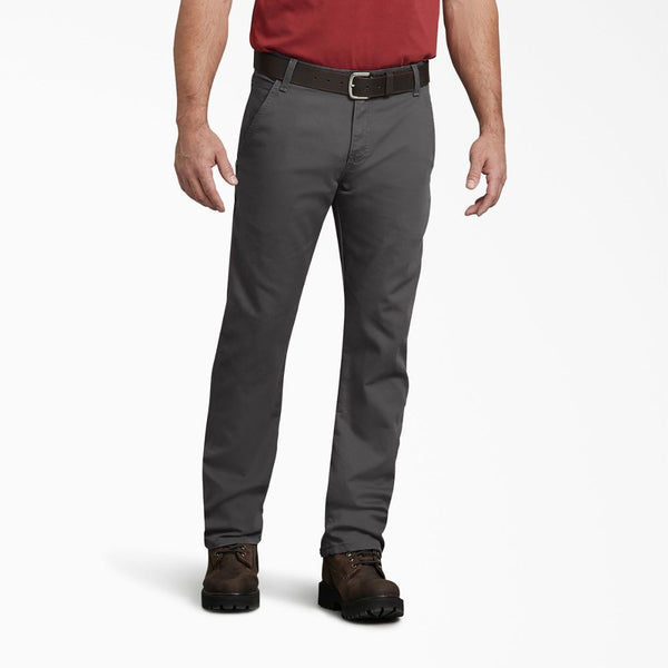 Dickies Pantalon de charpentier en canard à coupe régulière pour hommes - Gris