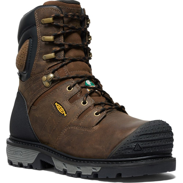 Keen Camden Botte de travail imperméable à bout composite de 8 po pour hommes 1027678 - Brun