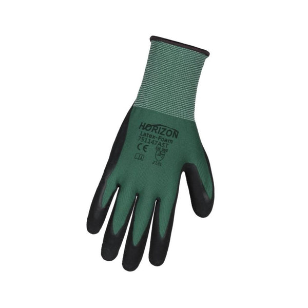 Lot de 3 gants de jardinage enduits de mousse de latex Worktuff 51147 - Vert