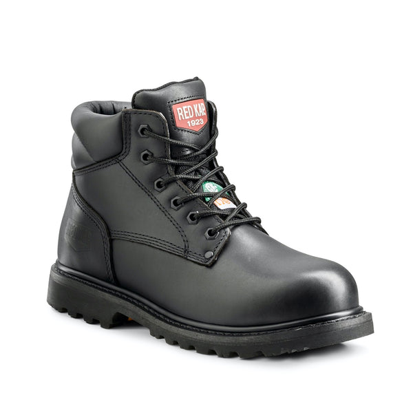 Bottes de sécurité au travail Red Kap de 6 po à embout d'acier CF23101ABK - Noir