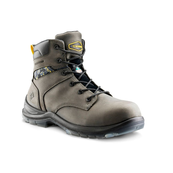Terra Byrne Botte de travail imperméable unisexe de 6 po à embout composite TR0A839BGYX - Gris