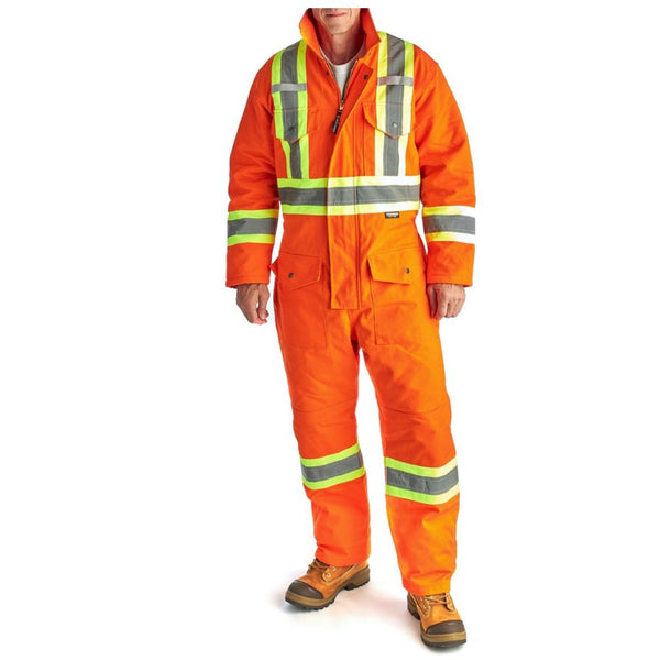 Terra Combinaison isolée haute visibilité pour hommes 116571OR - Orange