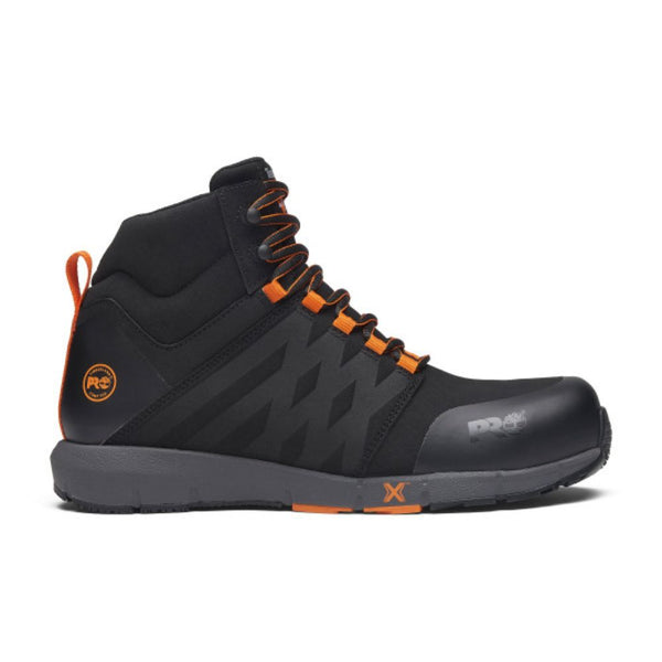 Chaussure de travail athlétique MID Timberland PRO Radius Raptek pour hommes à cap de compositeTB0A6167001 - Noir