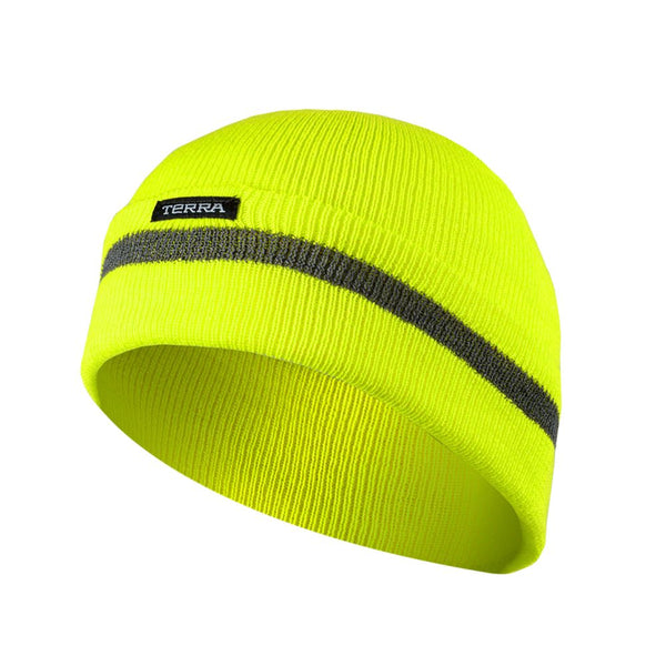 Tuque haute visibilité Terra - Jaune