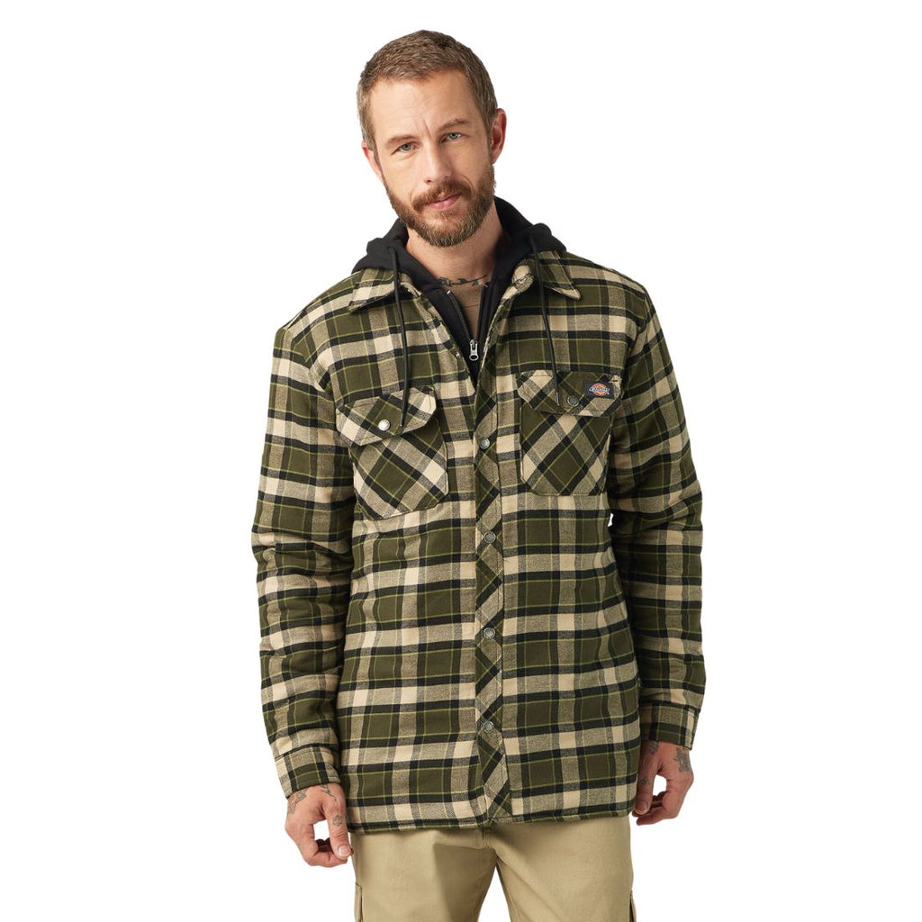 Chemise homme Simms Fishing L boutonnée manches longues vert