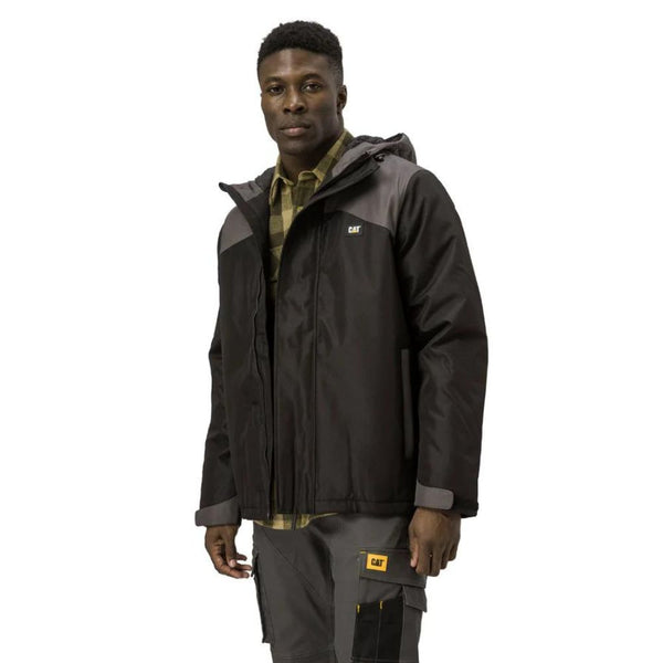 Veste Oxford d'hiver isolée épaisse pour hommes CAT - Noir 1040022