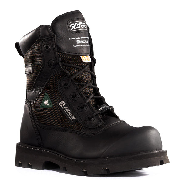 Botte de Sécurité 10-8600 Royer de 20cm pour hommes, à embout composite - Noir