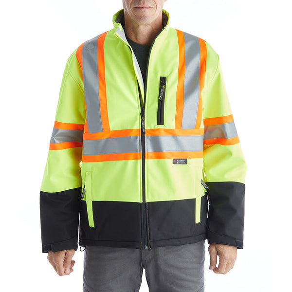 Terra veste de travail coquille souple à haute visibilité 116516YL - Yellow