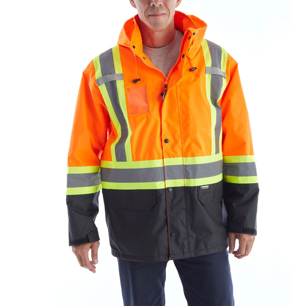 Terra Veste de travail imperméable haute visibilité 116520JOR - Orange