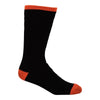 2 paires de chaussettes de travail en laine pour hommes Terra - Noir/Orange