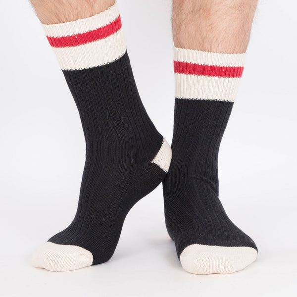 Chaussettes de travail en coton Kodiak 3214-2M 2PK pour hommes - noir
