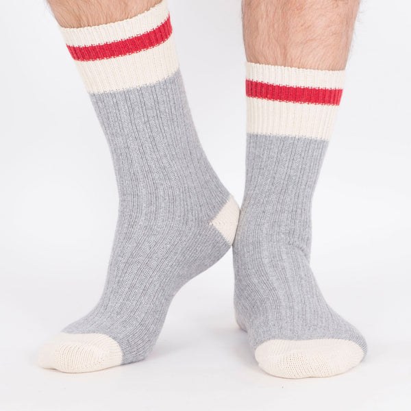 Chaussettes de travail en coton Kodiak 3214-2M 2PK pour hommes - Gris