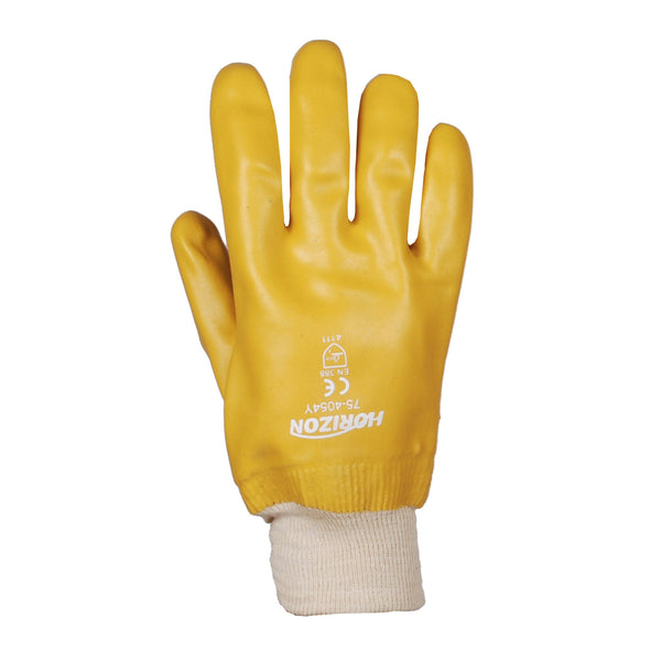 Gant PVC poignet en tricot