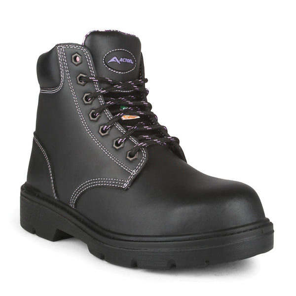 Botte de sécurité ProLady Acton 9233-11 pour femme, à cap d'acier - noir