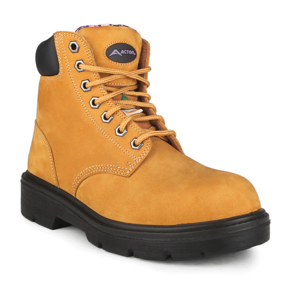 Botte de sécurité imperméables ProLady Acton 9233-12 pour femmes, à cap d'acier - tan