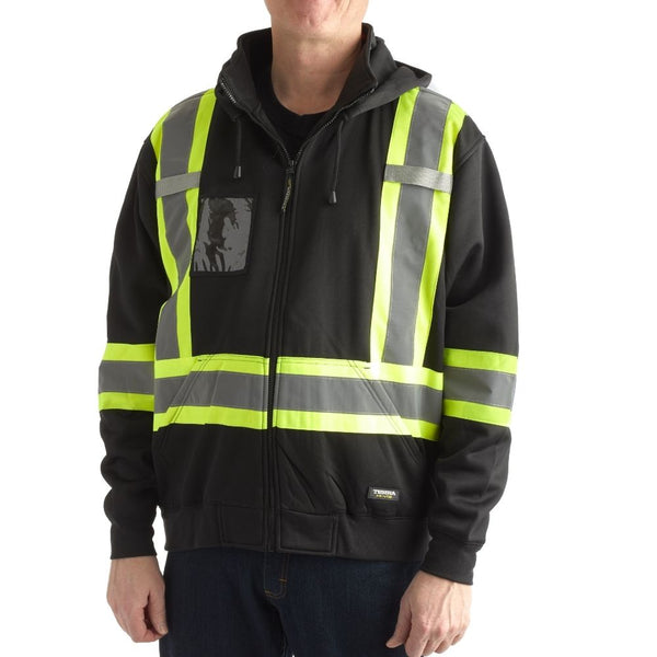 Terra veste de travail en polaire polyester haute visibilité 116506BK - Noir