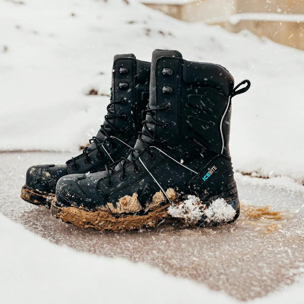Bottes de travail d'hiver Monster Baffin 8po pour hommes à cap de composite MNST-MP06