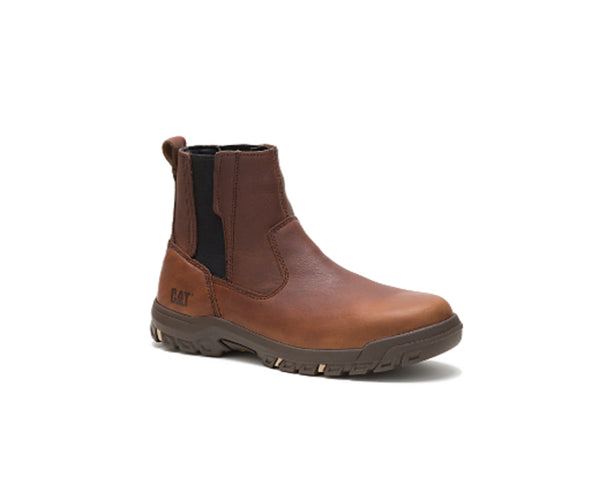 Botte de travail enfilable Abbey CAT pour femmes, à cap d'acier – nubuck
