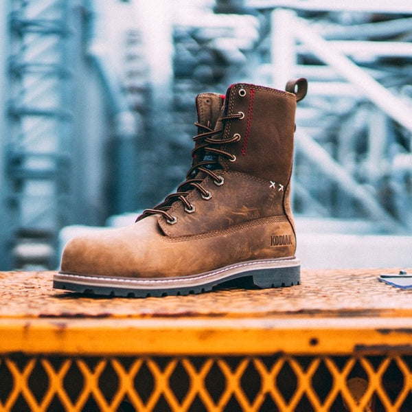 Botte de sécurité Bralorne Chelsea Kodiak 8po pour femmes, à embout composite - Brun
