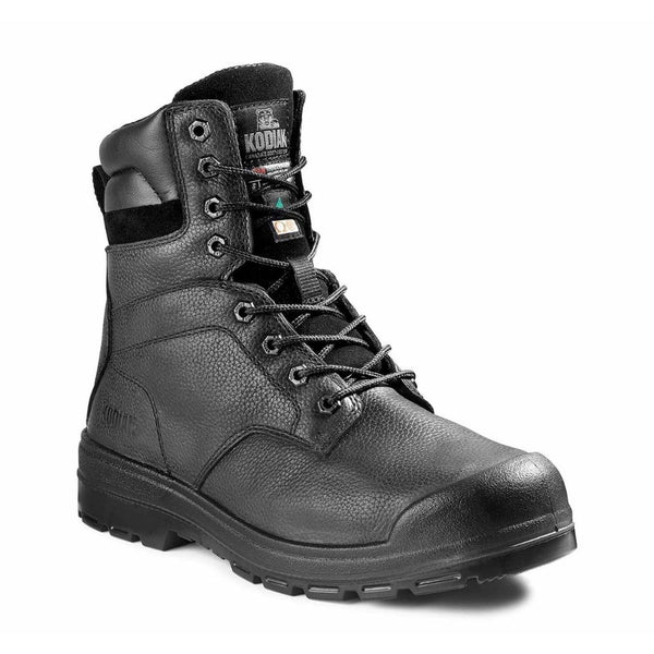 Botte de sécurité Greb Kodiak de 20 cm pour hommes, à embout d'acier KD0A4TH3BLK - Noir