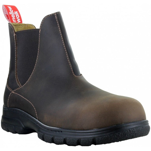 Botte de sécurité Maddy Mellow Walk pour femmes, à embout composite - Brun