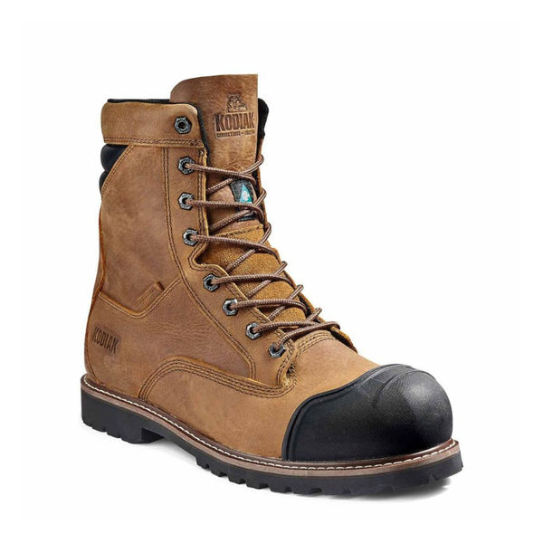 Botte de sécurité McKinney Kodiak M.U.T imperméable de 8po pour hommes, à cap de composite KD0A4TEPFWE - brun