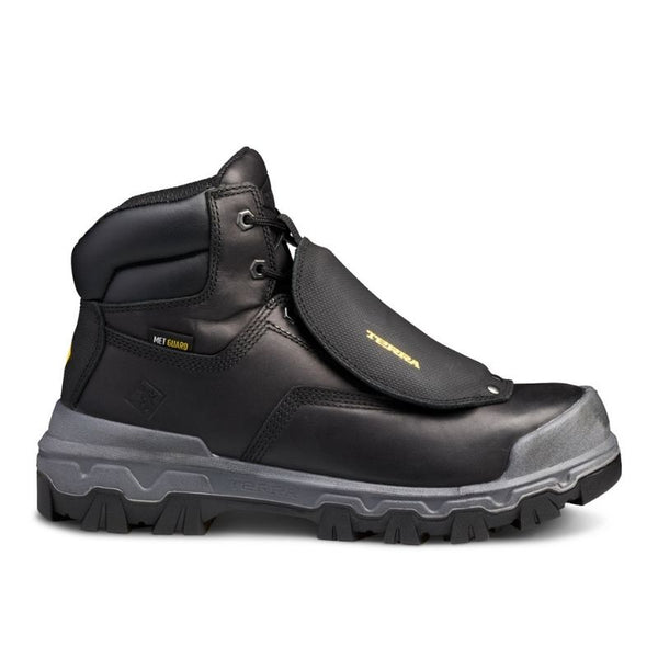 Botte de sécurité Sentry 2020 Terra pour hommes de 15cm, à embout composite avec Metguard externe - Noir