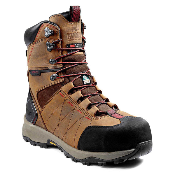 Botte de sécurité de travail Ice Conqueror Kodiak 8po pour hommes, à embout composite KD0A4TGDBRN - Brun
