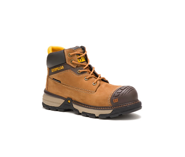 Botte de sécurité imperméable CAT Excavator de 15cm pour femmes, à embout composite