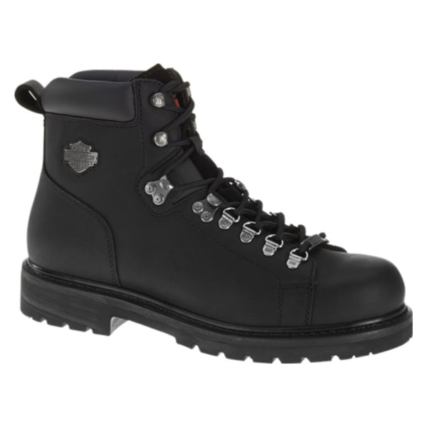 Botte de sécurité imperméable Dipstick Harley-Davidson de 15 cm pour hommes, à embout d’acier - noir D10035