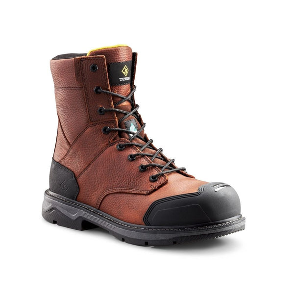 Botte de travail CSA Patton Terra de 8 po unisex, à cap d'acier TR0A4NS5BRN - Brun