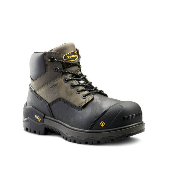 Botte de travail imperméable CSA Gantry Terra de 6po cm pour hommes, à cap de composite TR0A4T8VGYX - Gris
