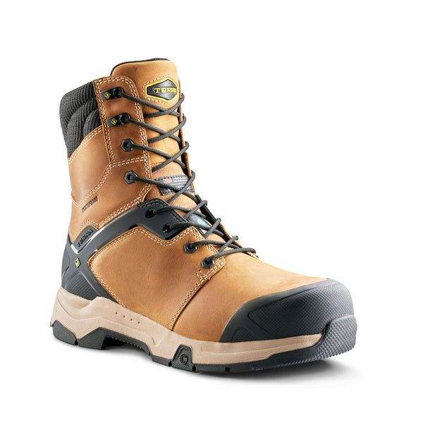 Botte de sécurité imperméable Carbine Terra 8 po pour hommes, à embout composite TR0A4TCRFWE
