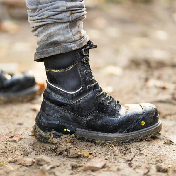 Botte de travail imperméable Gantry Terra de 8po pour hommes, à cap de composite TR0A4NRQBLK - Noir