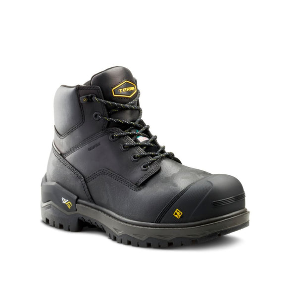 Botte de travail imperméable Gantry Terra de 6po pour hommes, à cap de composite TR0A4T8VBLK - Noir