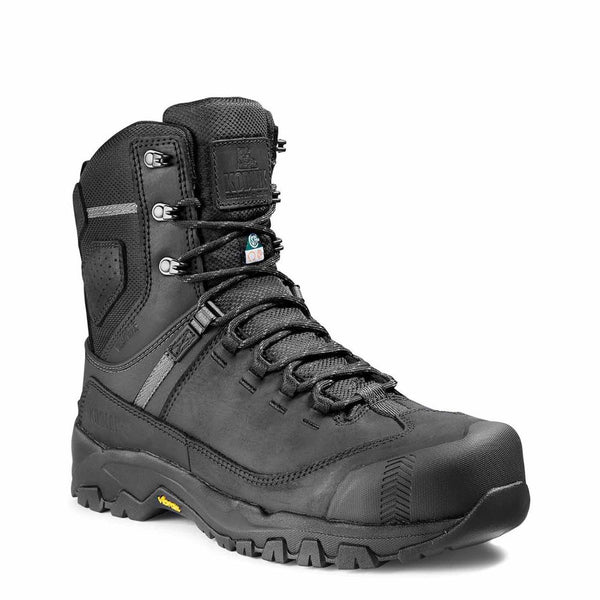 Botte de travail imperméable Quest Bound Kodiak 8 po pour hommes à cap de composite KD0A4THHBLK - Noir