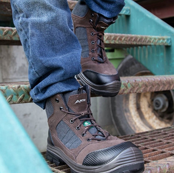 Bottes de travail Acton 6po ProFast6 unisex à cap de composite 9283-12 - Brun