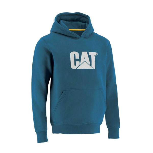 Pull de travail à capuche CAT Trademark W10646 - Bleu