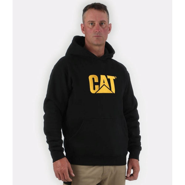 Pull de travail à capuche CAT Trademark W10646 - Noir