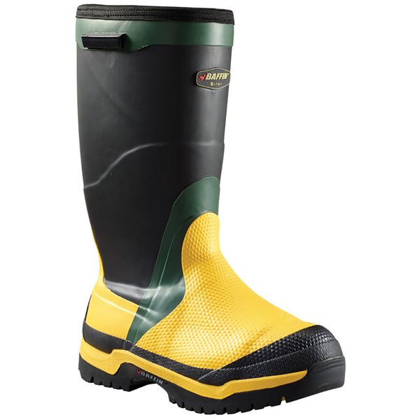 Bottes de sécurité en caoutchouc Miner Baffin COMF-MM0 pour hommes à cap d'acier avec metatarsel interne