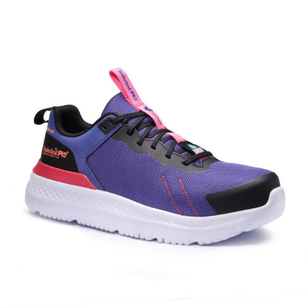 Chaussure athlétique de sécurité Setra Timberland PRO pour femmes, à embout composite TB0A5PTX524 - Violet/Rose