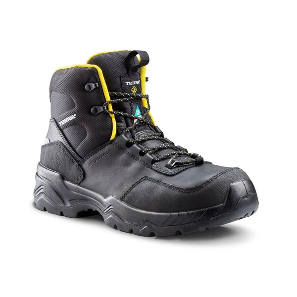 Chaussure de sécurité imperméable Conway Terra pour hommes, à embout composite TR0A4NS4BLK - Noir